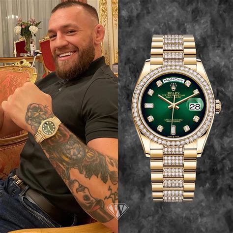 conor mcgregor gold rolex|patek philippe conor mcgregor.